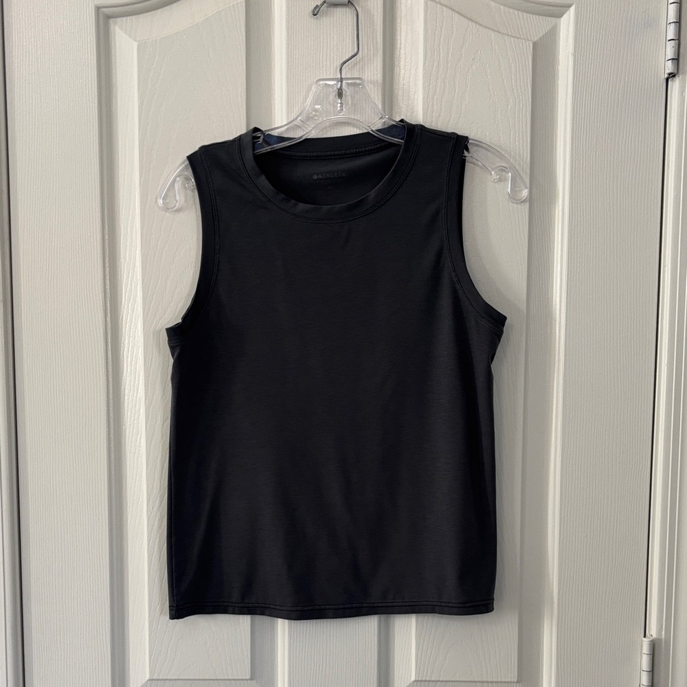 Athleta Dark Gray Athletic Athleisure Tank Top - Picture 2 of 8
